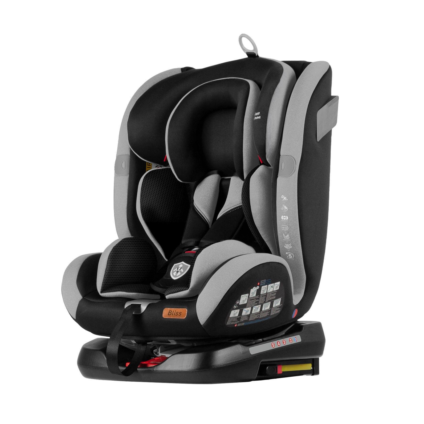 Автокрісло TILLY Bliss з поворотом Light Grey (T-535)