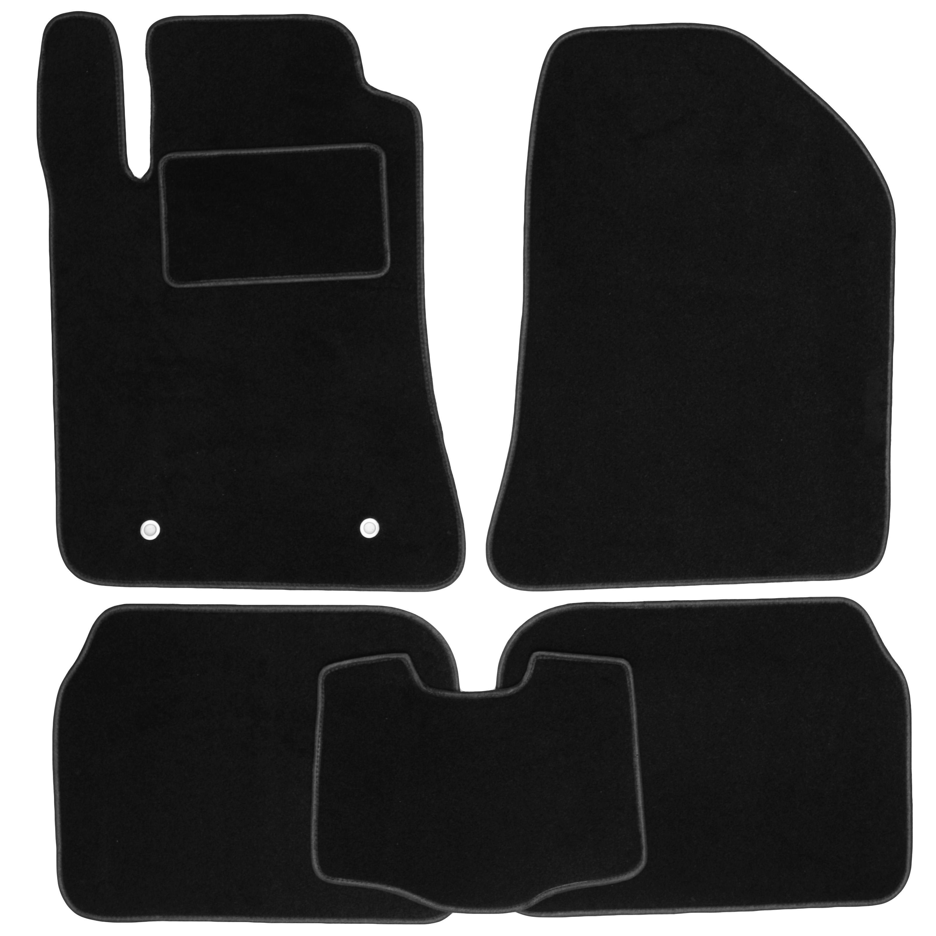 Коврики в салон Стандарт для Toyota Avensis 2003-2008 текстильные Черный (21152)