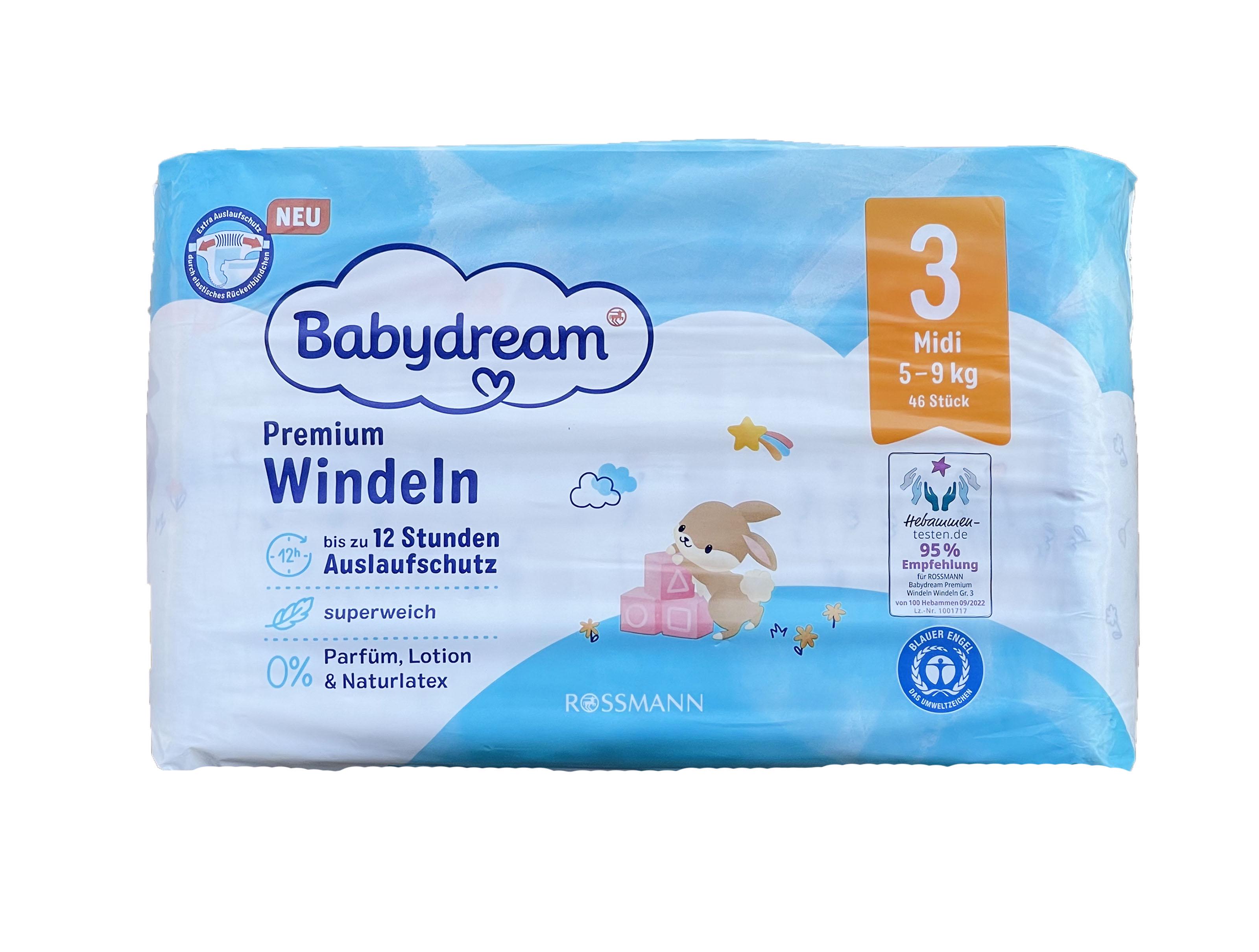 Підгузники Babydream Premium 3 Midi 5-9 кг 46 шт. (11002888) - фото 1