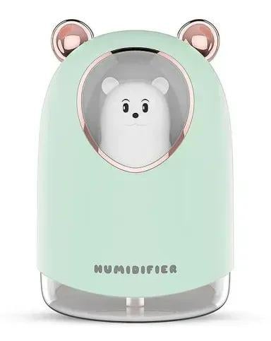 Зволожувач повітря Humidifier Мишка USB до 12 м2 нічник/аромадифузор з підсвічуванням М'ятний (5414241) - фото 1