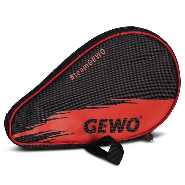Чехол для ракетки Gewo Round Cover Wave с отделением для мячей Black/Red (931256)