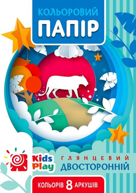 Папір двосторонній глянцевий 210x297 мм 22107 на скобі 8 арк. 2 шт./уп. (MTT-147194)