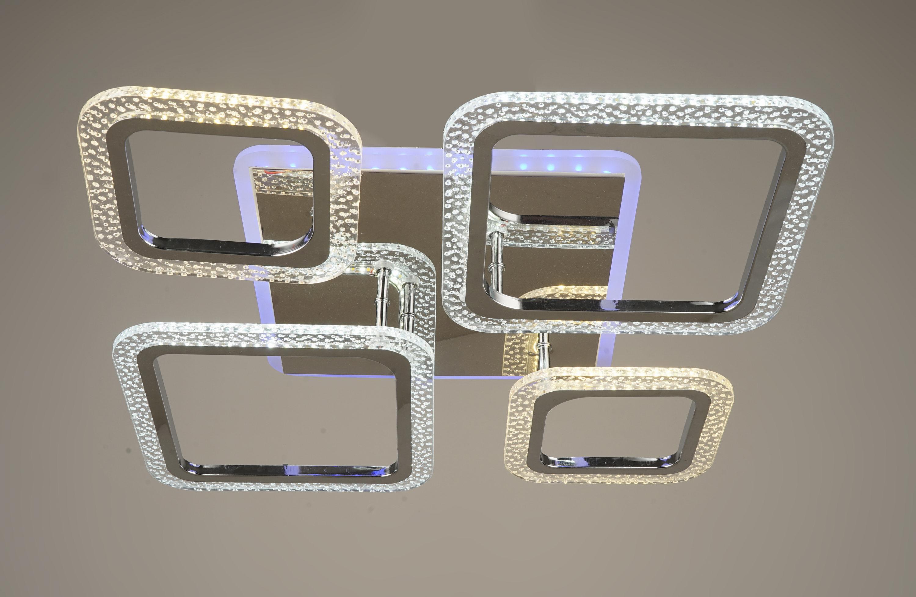 Люстра світлодіодна акрілова Sirius B VH0046/2+2 92W+13W RGB