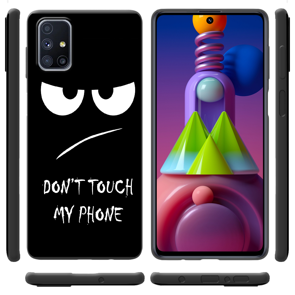 Чехол Boxface Samsung M515 Galaxy M51 Don't Touch my Phone Черный силикон (40937-up535-41345) - фото 2