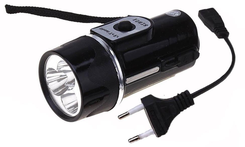 Фонарик аккумуляторный с магнитом (6135)