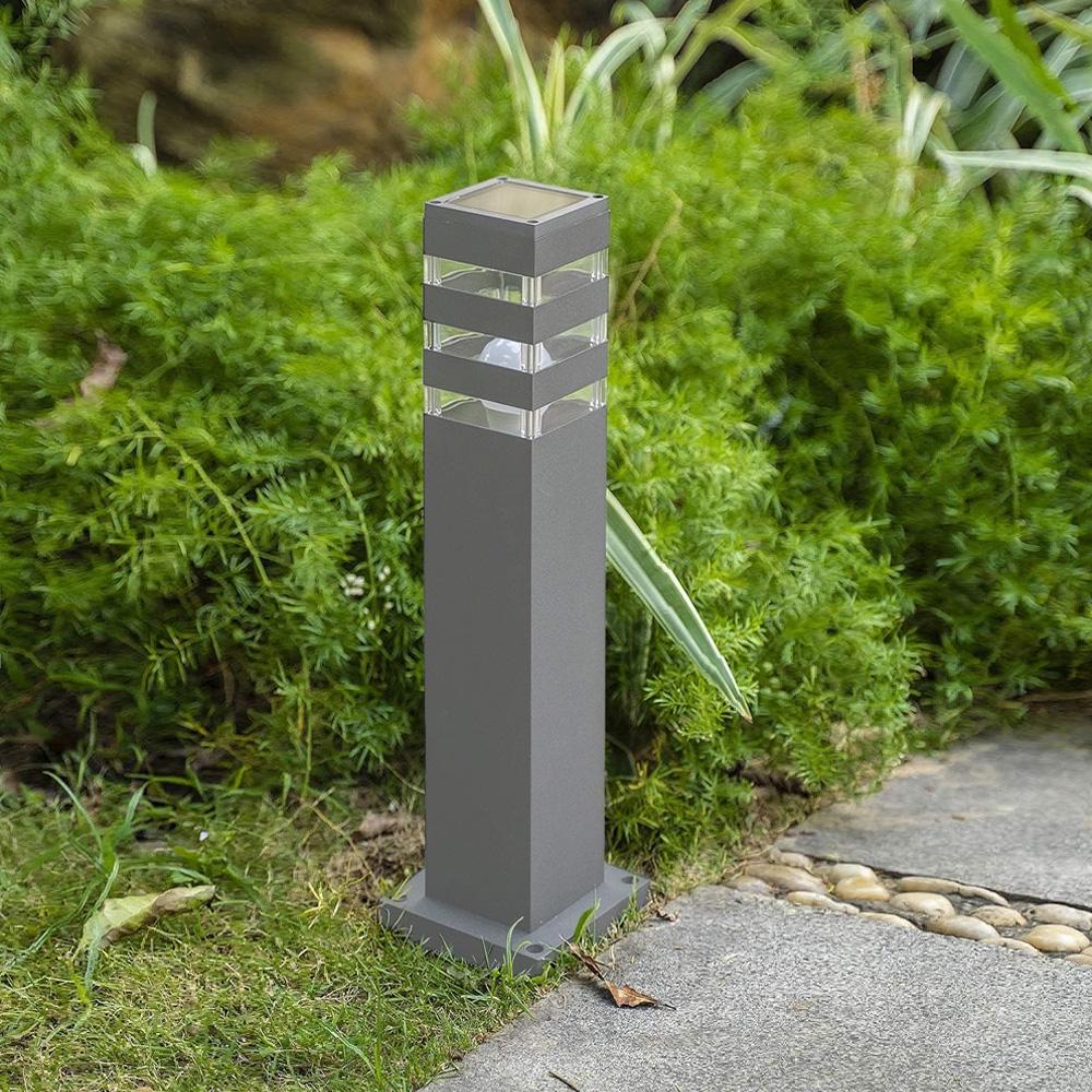 Ліхтар вуличний 60 см Сірий (8024 GR стовп) - фото 2 Ліхтар вуличний 60 см Сірий (8024 GR стовп) - фото 2