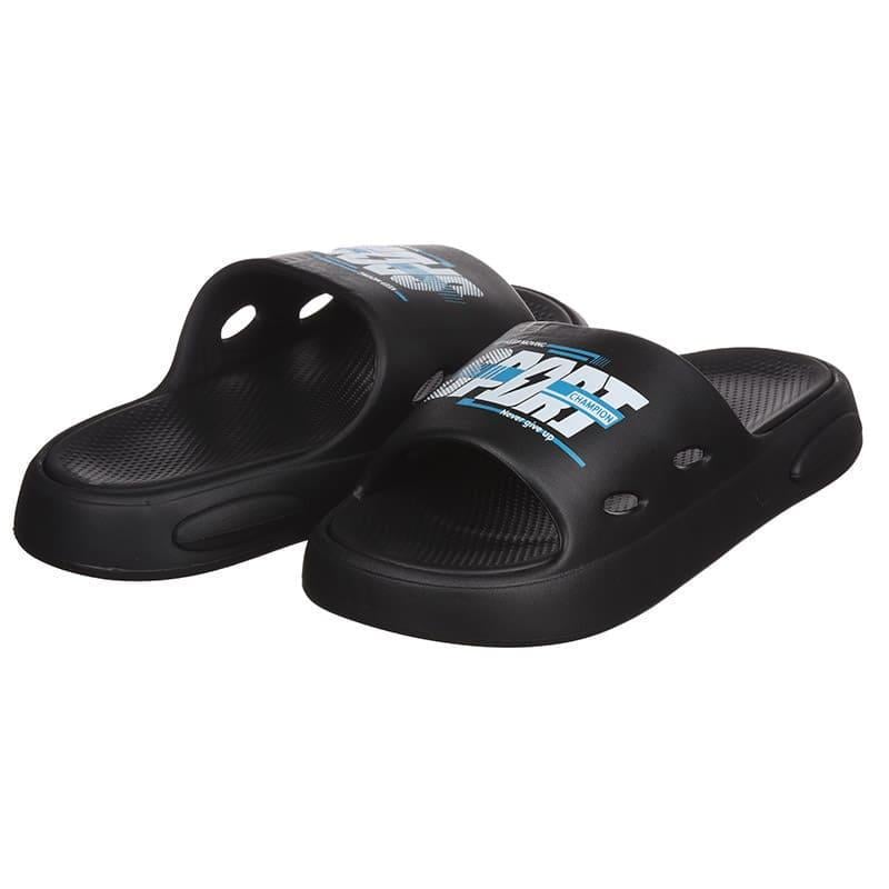 Шлепанцы подростковые Scarrhett B7639 из пены р. 36-37 Черный (50018)