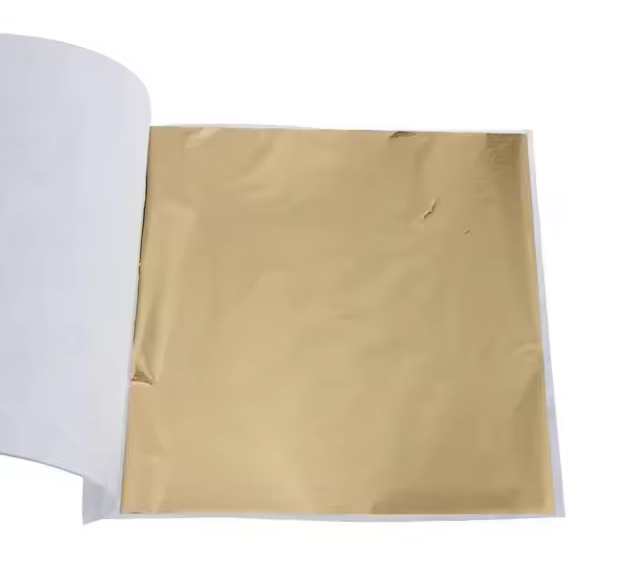 Поталь трансферная для декора/рукоделия 8х8,5 см 10 л. Champagne Gold (a3551f76)