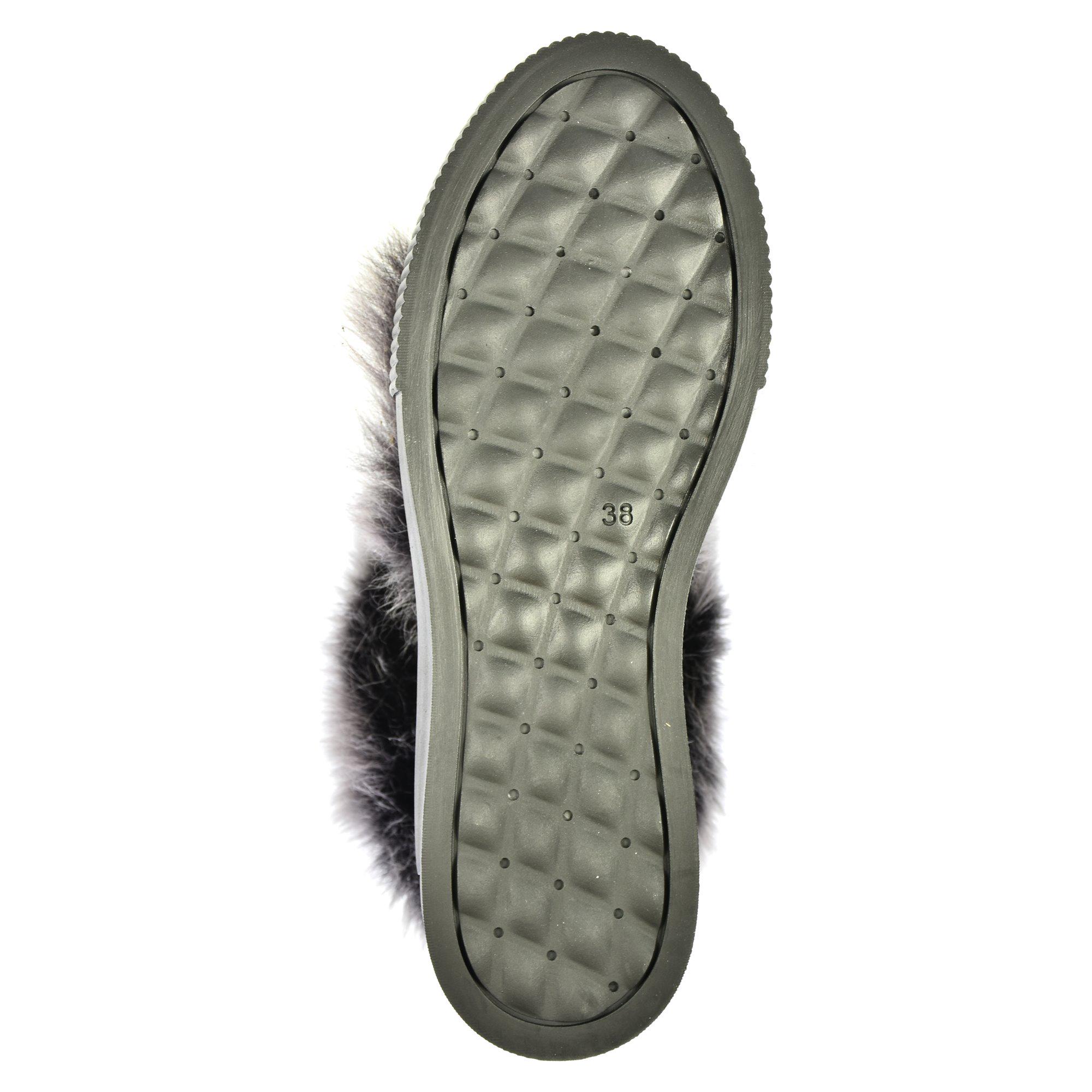 Ботинки зимние женские Lottini р. 37 Черный/Серебро (011332-37) - фото 5 Ботинки зимние женские Lottini р. 37 Черный/Серебро (011332-37) - фото 5