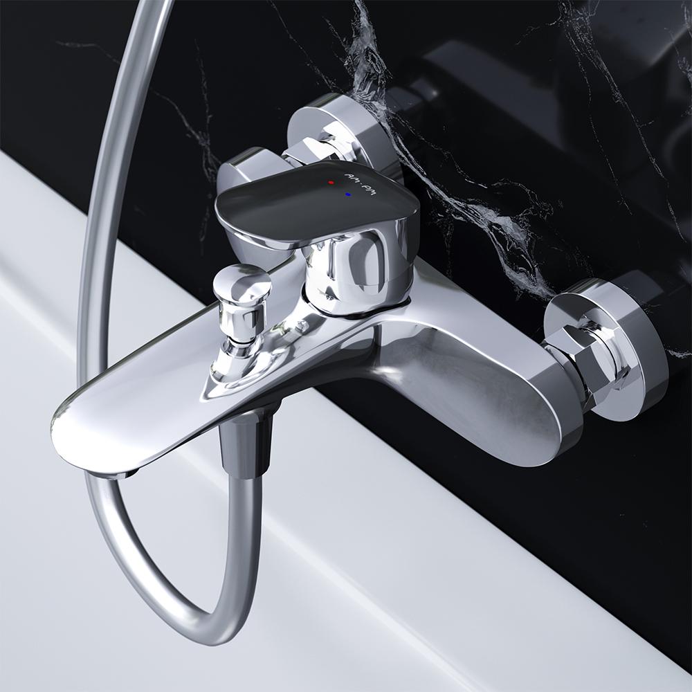 Змішувач для ванної AM.PM Like F8010000 одноважільний Хром (130118) - фото 8 Змішувач для ванної AM.PM Like F8010000 одноважільний Хром (130118) - фото 8