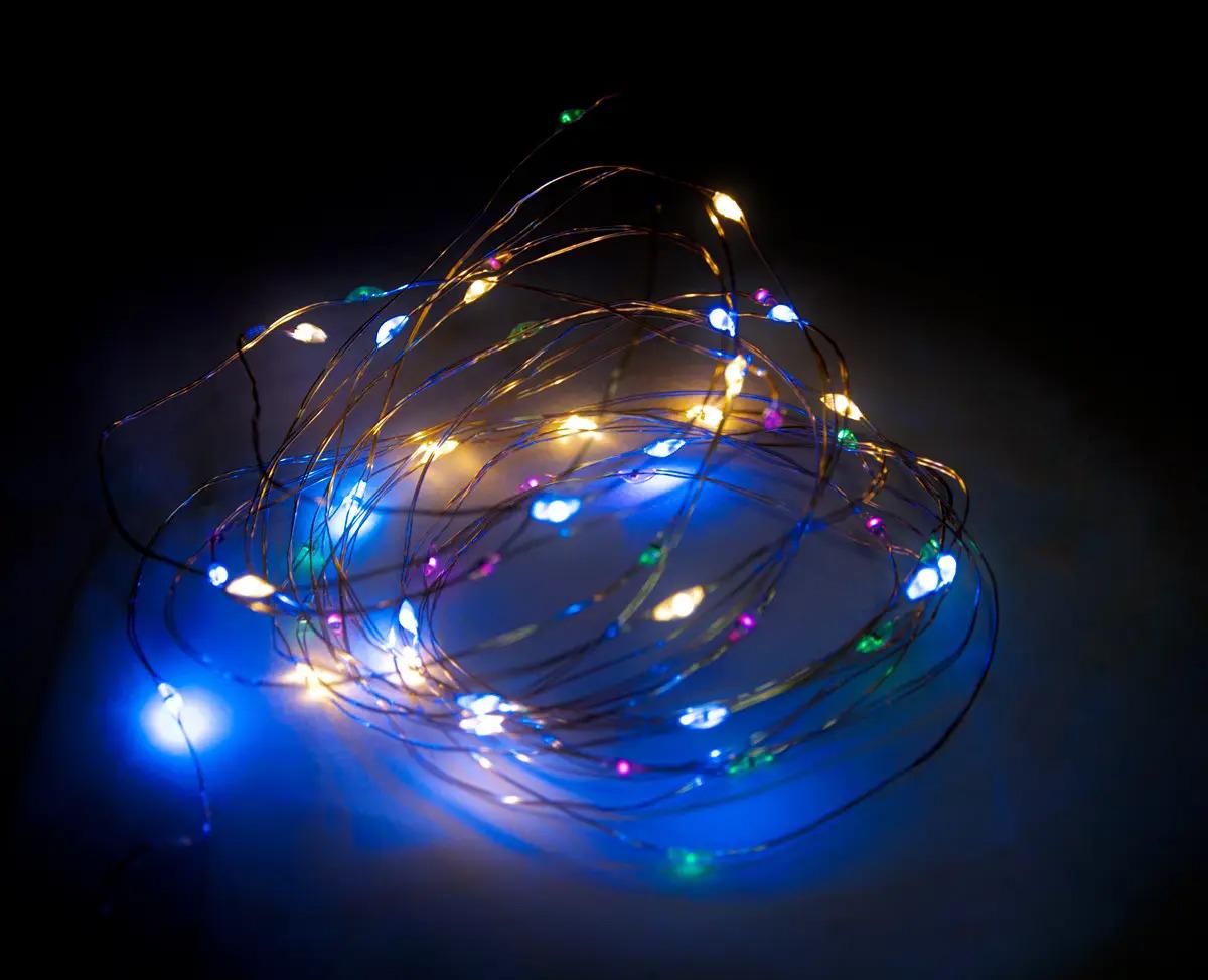 Новогодняя гирлянда на батареях Xmas Cooper 50 Led 5M USB (1008838-Other)