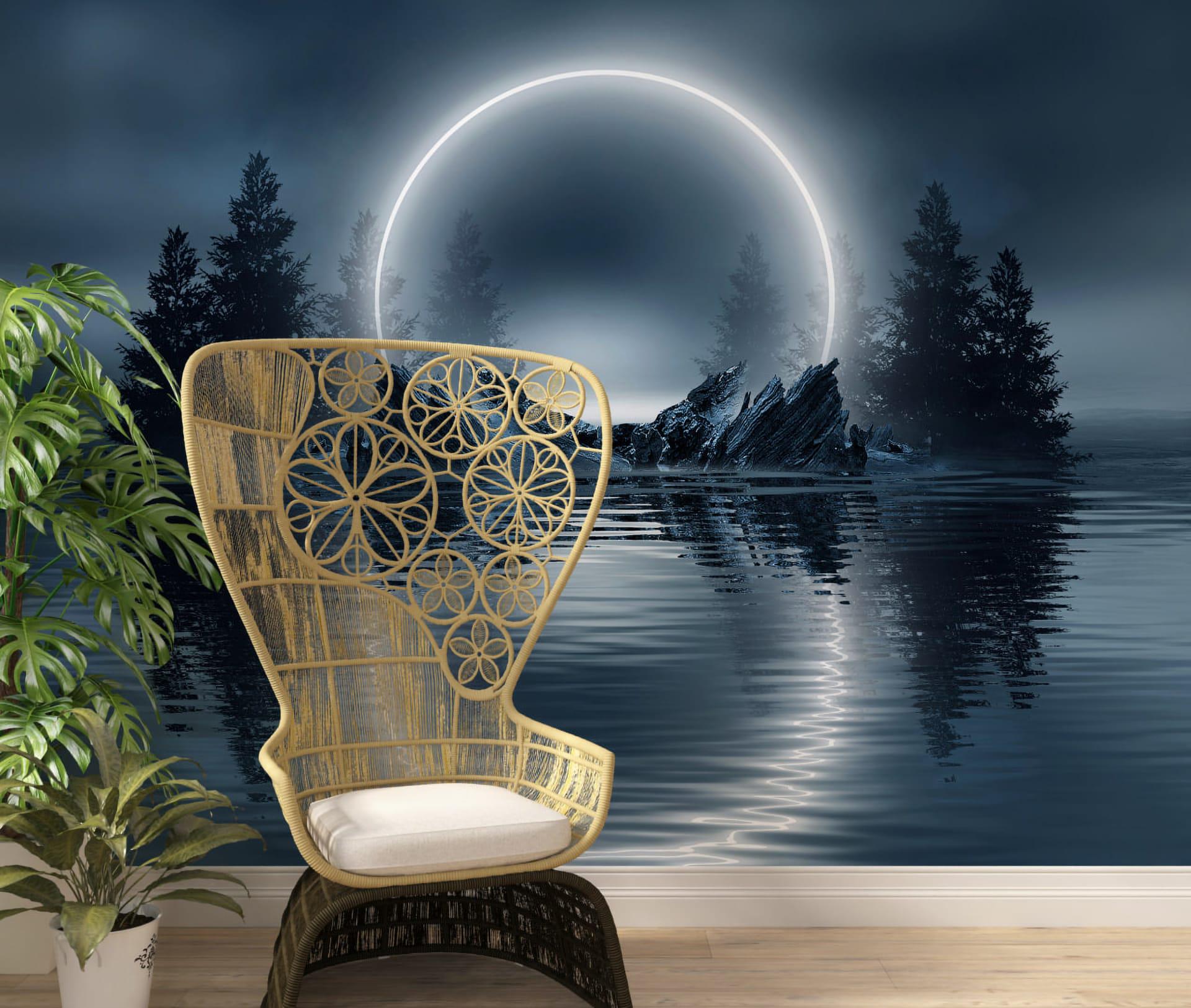 Фотообои флизелиновые Styleo Print-walls Лунное сияние 038 300х250 см (Pw-038/2)