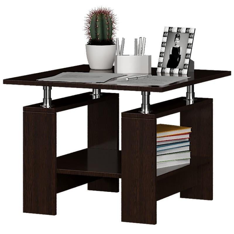 Журнальний стіл Еверест СЖ-2 600х600х470 мм Венге темний (EVR20288) - фото 2 Журнальний стіл Еверест СЖ-2 600х600х470 мм Венге темний (EVR20288) - фото 2