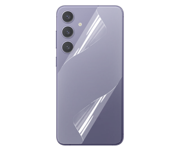 Противоударная гидрогелевая пленка Hydrogel Film для Samsung Galaxy S24 Plus на заднюю панель, Transparent
