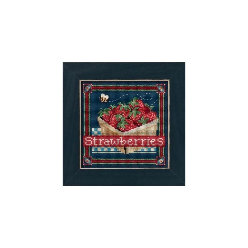 Набор для вышивания крестиком Mill Hill MH141613 Strawberries (23412)