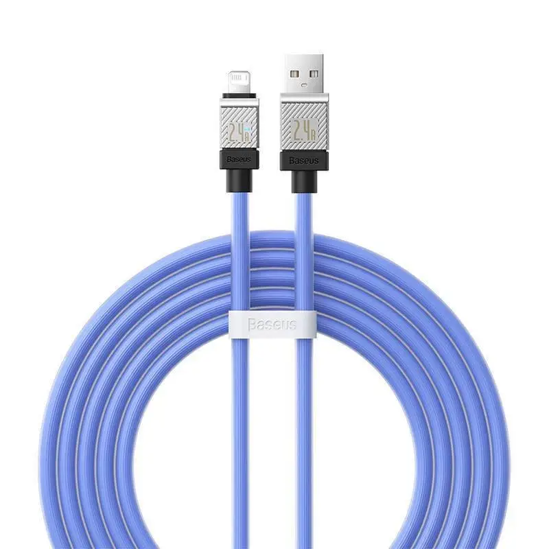 Кабель BASEUS CoolPlay Series Fast Charging Cable USB to Lightning CAKW000503 2,4A 2 м Blue