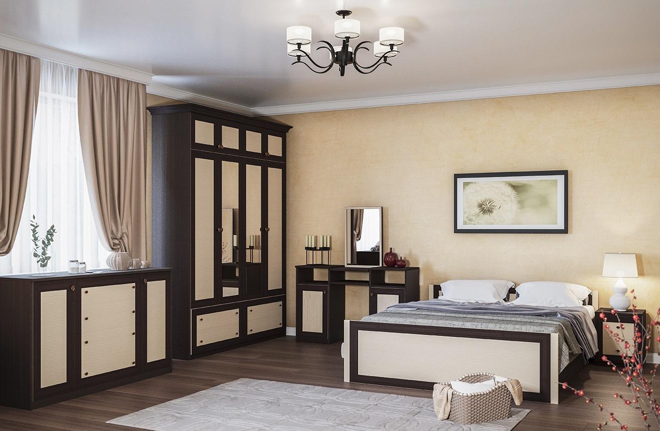 Спальня комплект Світ Меблів Лотос ДСП Венге