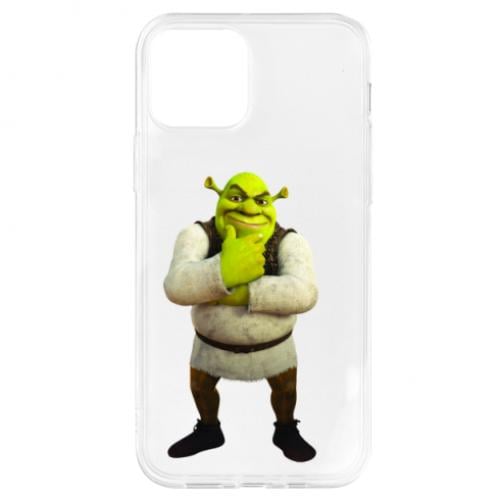 Чехол для iPhone 12 Задумчивый Шрек