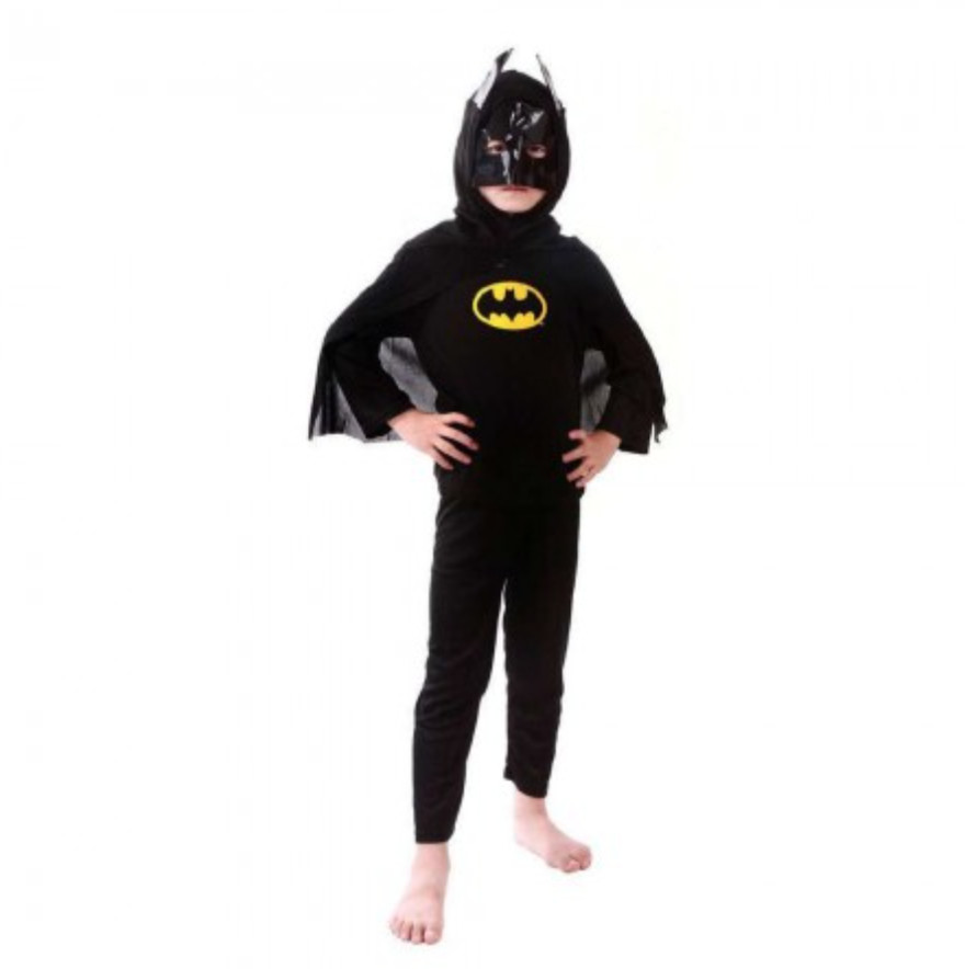 Маскарадний костюм, Бетмен зріст 130 см 5204-L (4209554) - фото 6 Маскарадний костюм, Бетмен зріст 130 см 5204-L (4209554) - фото 6