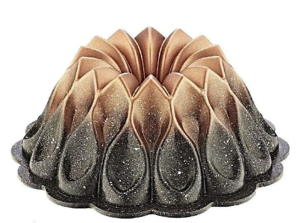 Форма для запекания из углеродистой стали с гранитным покрытием 26 см Gold (3072)