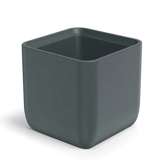 Горшок пластиковый Molta Square 40х40 см Графитовый (ST01176) Горшок пластиковый Molta Square 40х40 см Графитовый (ST01176)