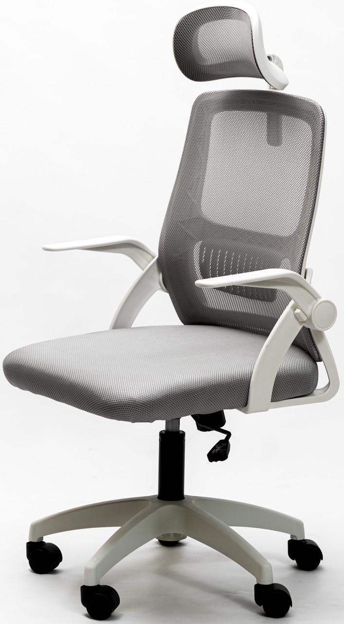 Кресло Diego ErgoFlex сетка Бело-серый (30291857)