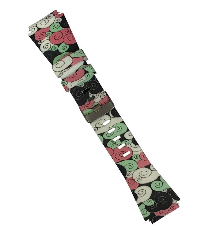 Силиконовый спортивный ремешок Primolux для часов Huawei Watch GT 2/GT Active 46 мм Color Pattern (1237767519) - фото 3 Силиконовый спортивный ремешок Primolux для часов Huawei Watch GT 2/GT Active 46 мм Color Pattern (1237767519) - фото 3