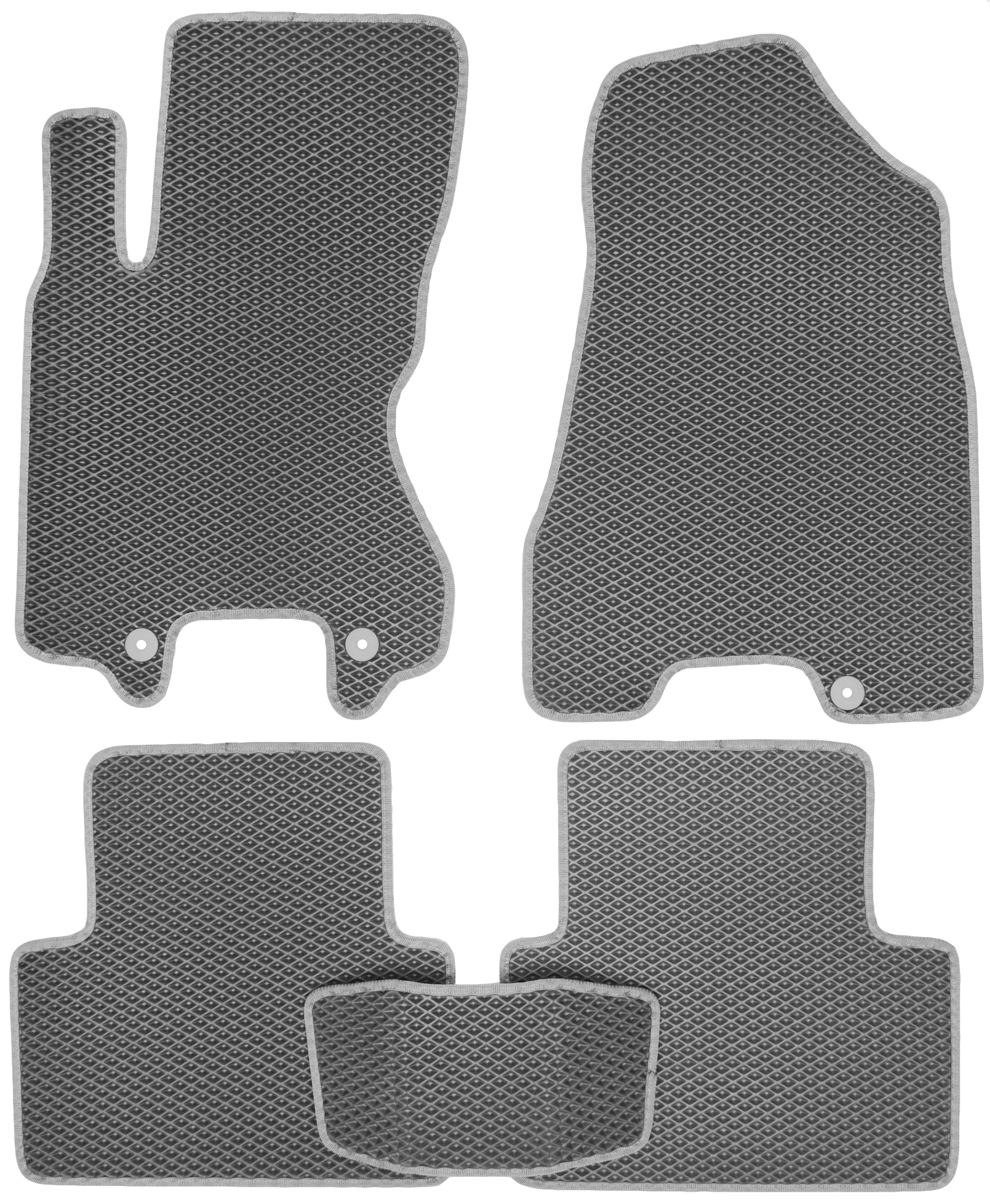 Коврики в салон для Nissan Rogue 2008-2013 EVA-полимерные Серый