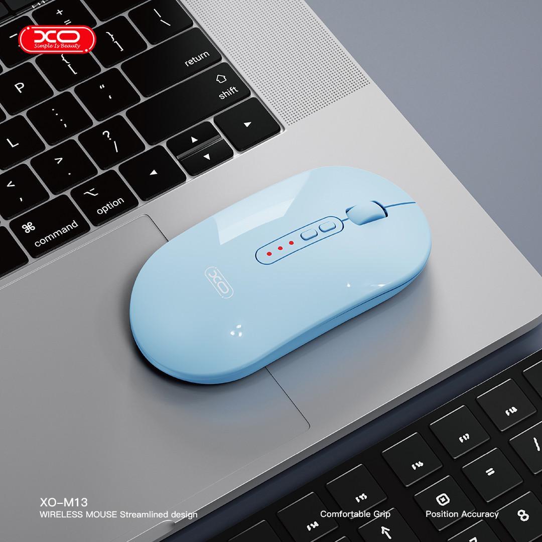 Комп'ютерна мишка Xo M13 Tri-mode Bluetooth Wireless Silent Синій (7106514) - фото 5 Комп'ютерна мишка Xo M13 Tri-mode Bluetooth Wireless Silent Синій (7106514) - фото 5