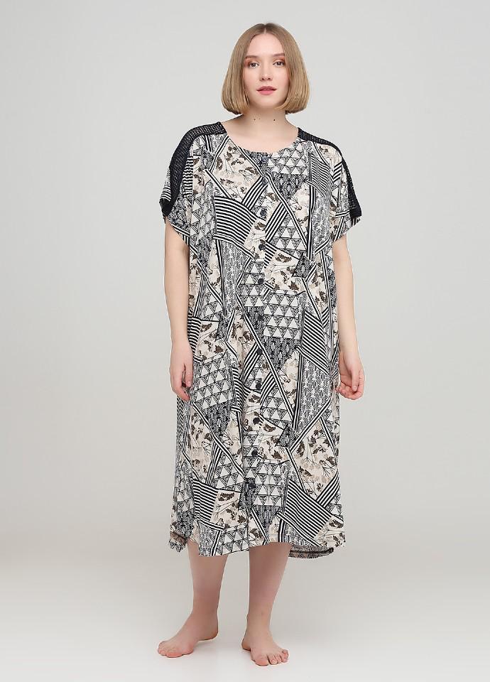 Халат Romeo Life 8XL Рябой (7146-13)