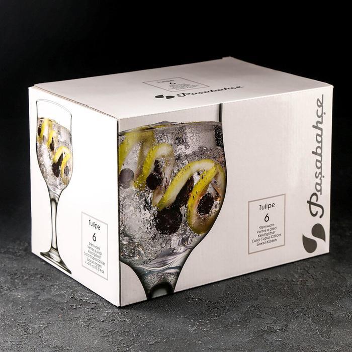 Набір келихів для вина Pasabahce Tulipe 6 шт. 315 мл - фото 6 Набір келихів для вина Pasabahce Tulipe 6 шт. 315 мл - фото 6