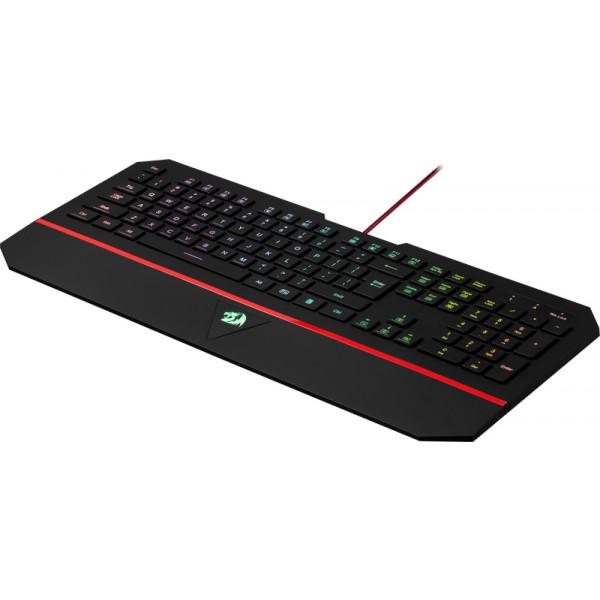 Клавіатура провідна Redragon Karura2 ігрова RGB підставка UKR USB (564004) - фото 4