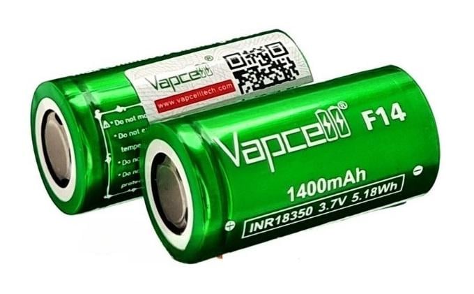 Батарея Vapcell F14 INR18350 1400 mAh 3.7V - фото 4