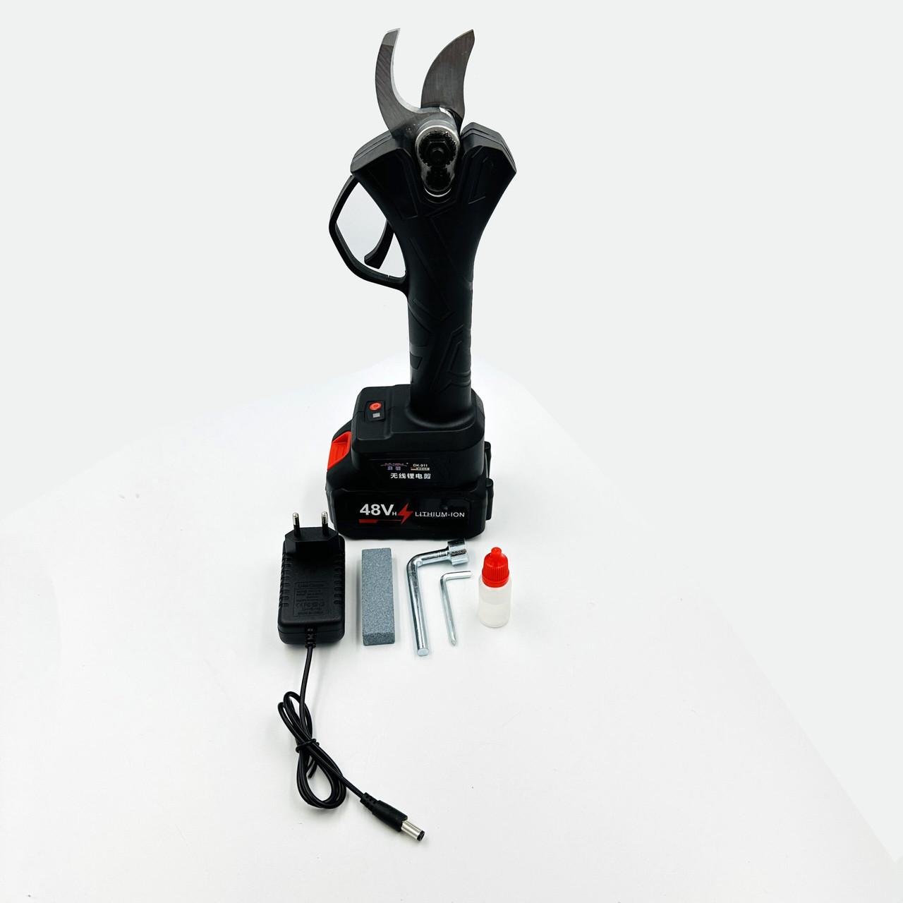 Электросекатор аккумуляторный DK-911 Li-Ion и 2 аккумулятора 48V 2000 mAh (26935932)