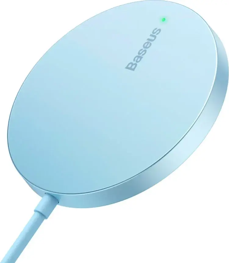 Устройство беспроводное зарядное BASEUS Simple Mini3 Magnetic Wireless Charger CCJJ040303 15W Blue