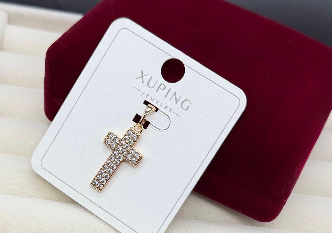 Кулон женский крестик Xuping из медицинского золота (2912074104)