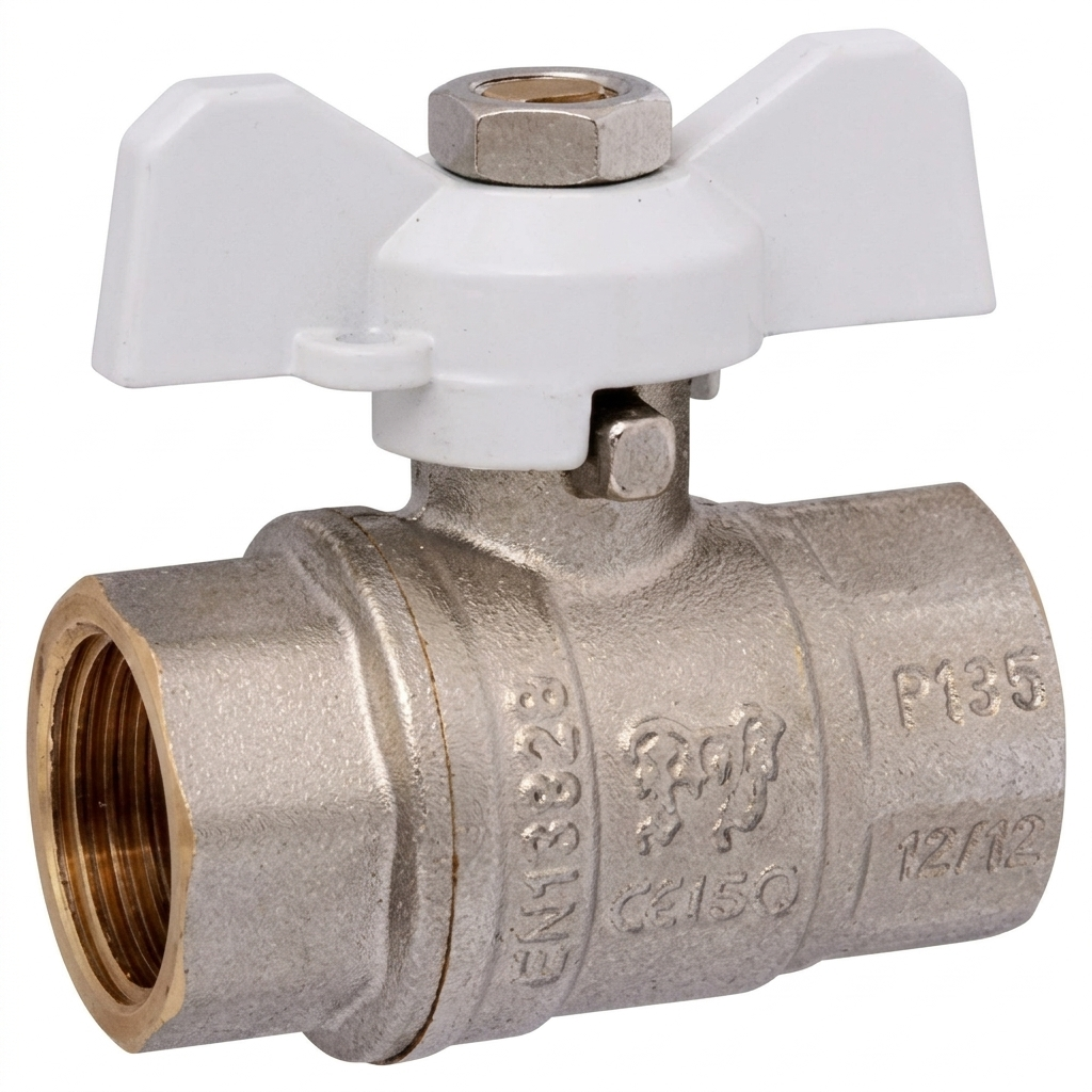 Кран шаровой Profactor 3/4" ВВ прямой латунь (PF FBV 301) Кран шаровой Profactor 3/4" ВВ прямой латунь (PF FBV 301)