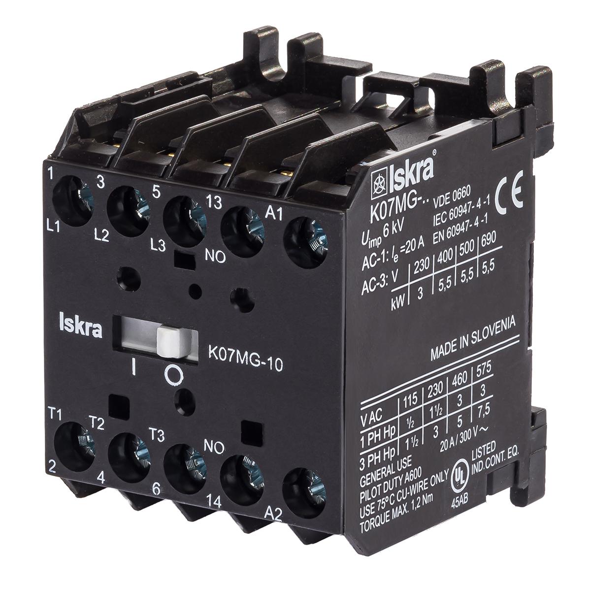 Контактор Iskra K07MG-10 220/240 В 50/60 Гц (30040091000)