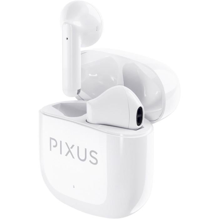Наушники беспроводные Pixus Muse TWS Bluetooth 5.3 320 mAh White (25815447)