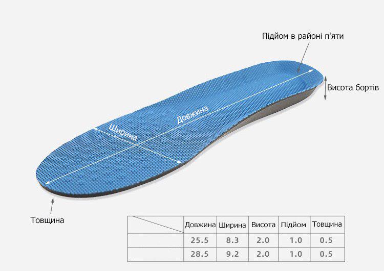 Устілки для спортивного або повсякденного взуття на кожен день Коричневий (29105) - фото 3