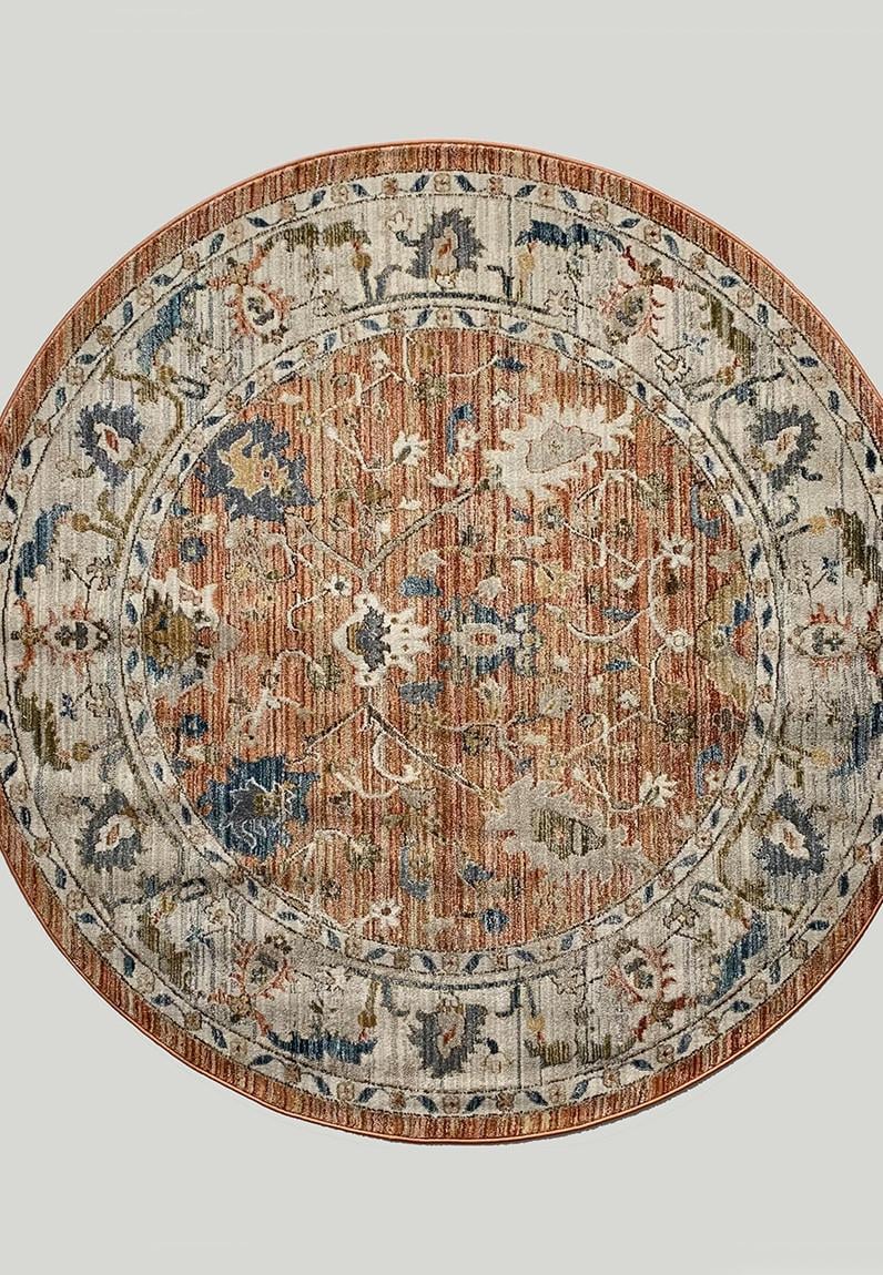 Ковер с коротким ворсом Rivoli ku95a Terra круг 200x200 см (98692020)