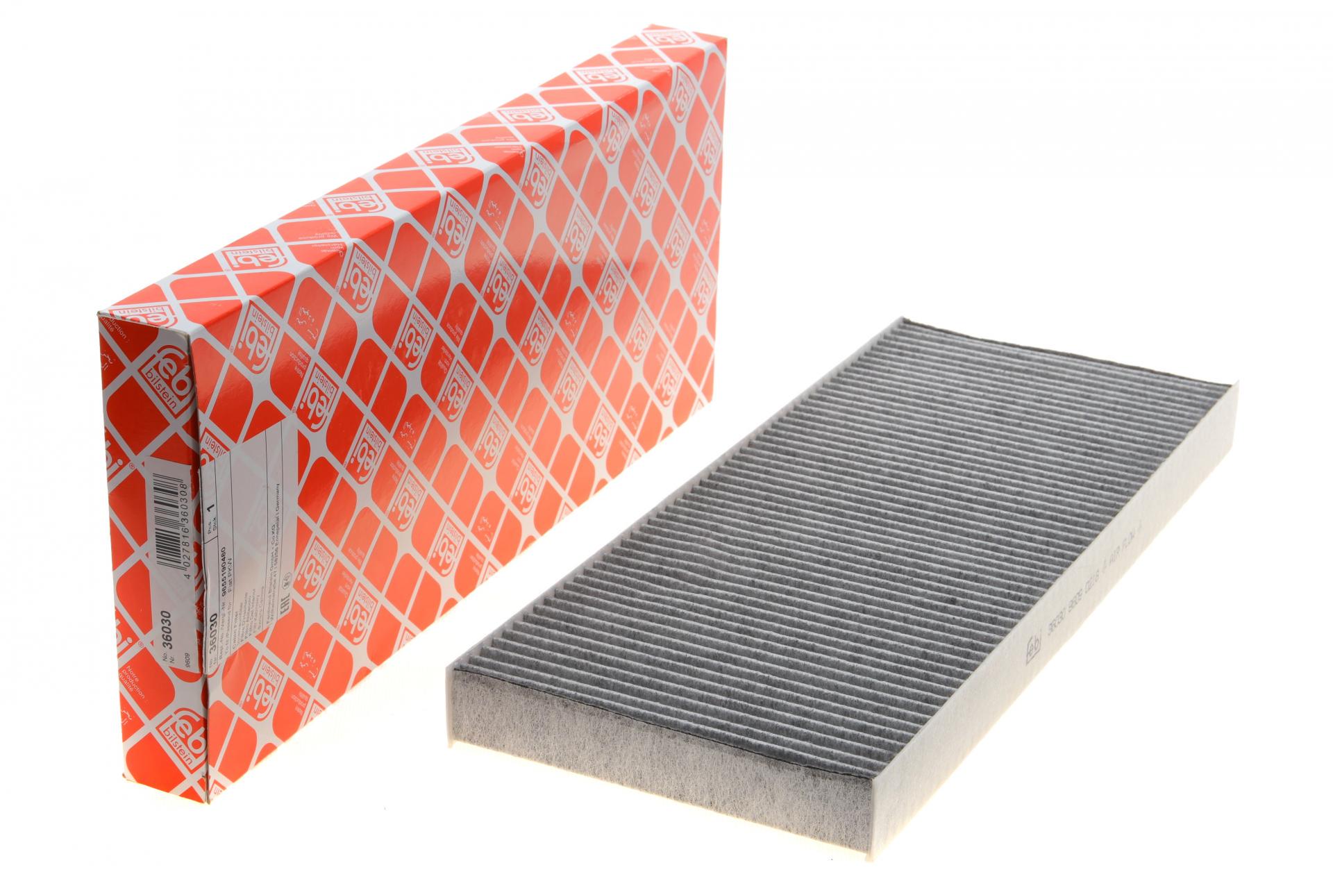 Фільтр салону FEBI BILSTEIN для Fiat Scudo/Peugeot Expert 1,6D/1,9D/2,0HDi/JTD 96- вугільний 36030)