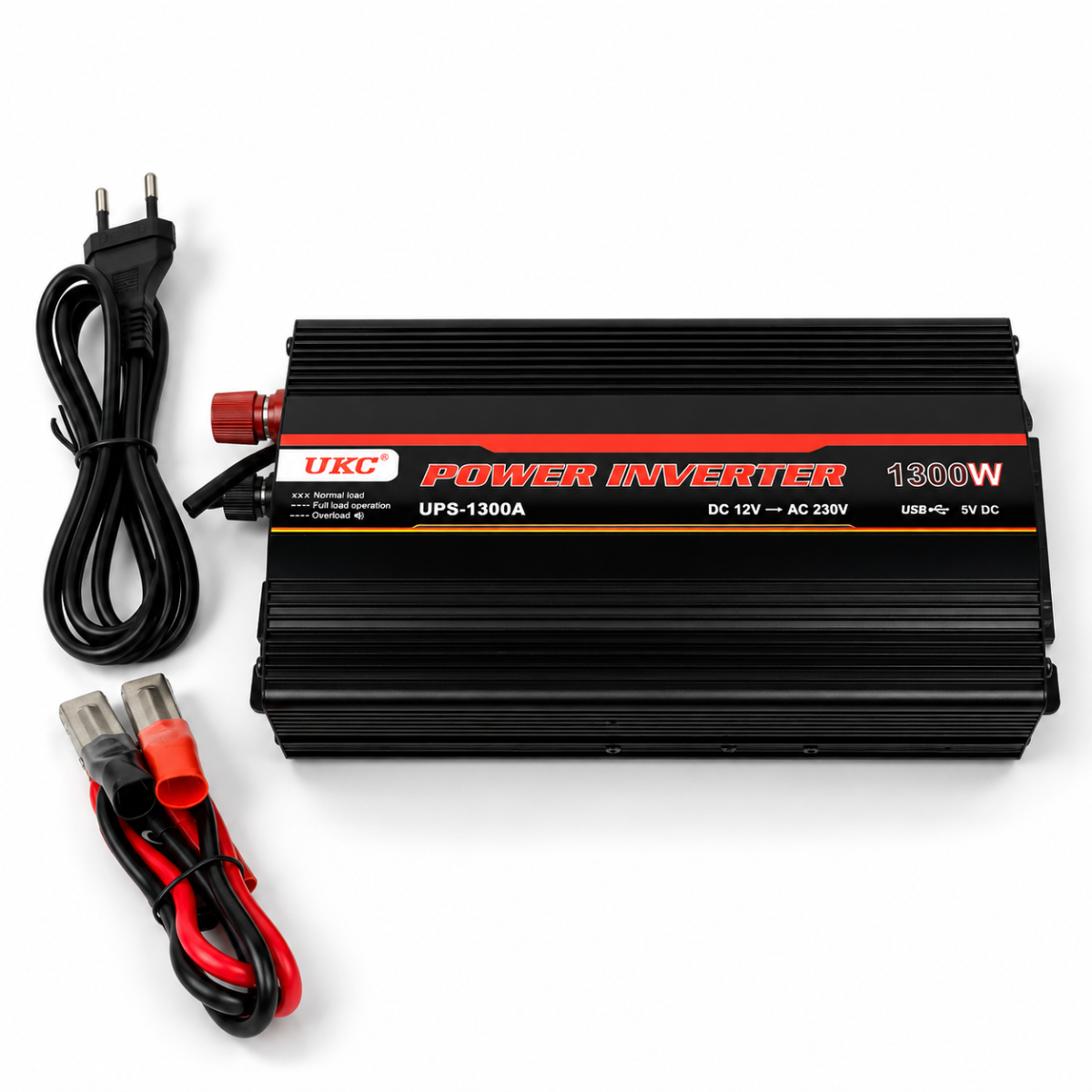 Перетворювач напруги UKC UPS-1300A 1300W Чорний (AAS-130-Black)