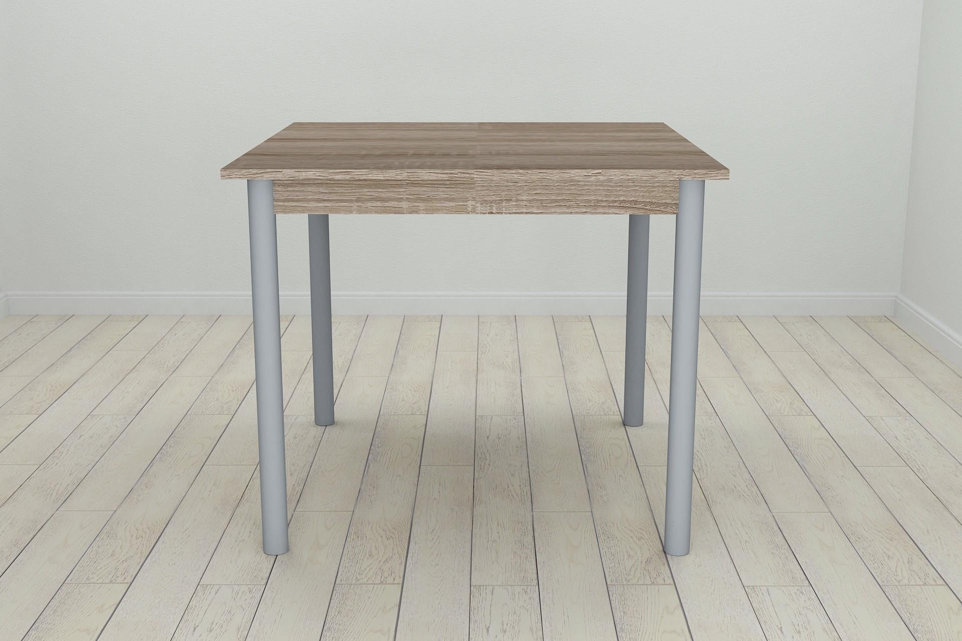 Стол кухонный Ferrum-decor Агата ДСП 16 мм 75x90x90 см Серый/Сонома Трюфель (FRD-106262)
