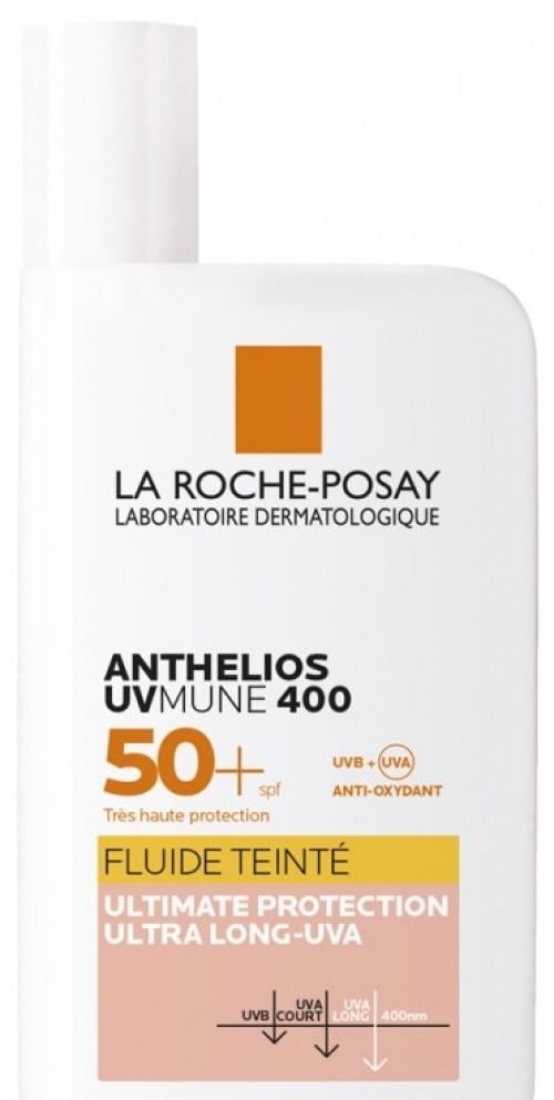 Флюид солнцезащитный La Roche-Posay Anthelios ультралегкий и ультрастойкий с тональным эффектом 50 мл (1618320322)