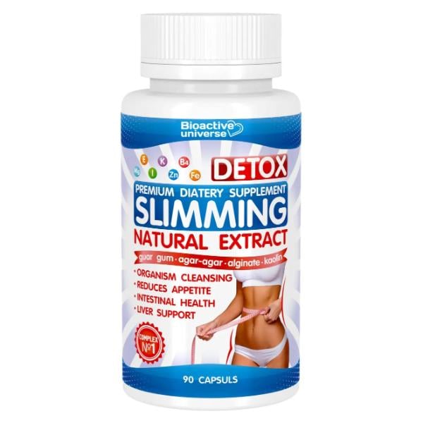 Комплекс для понижения веса Bioactive Universe Detox Slimming Natural Extract 90 капс. (000026469)