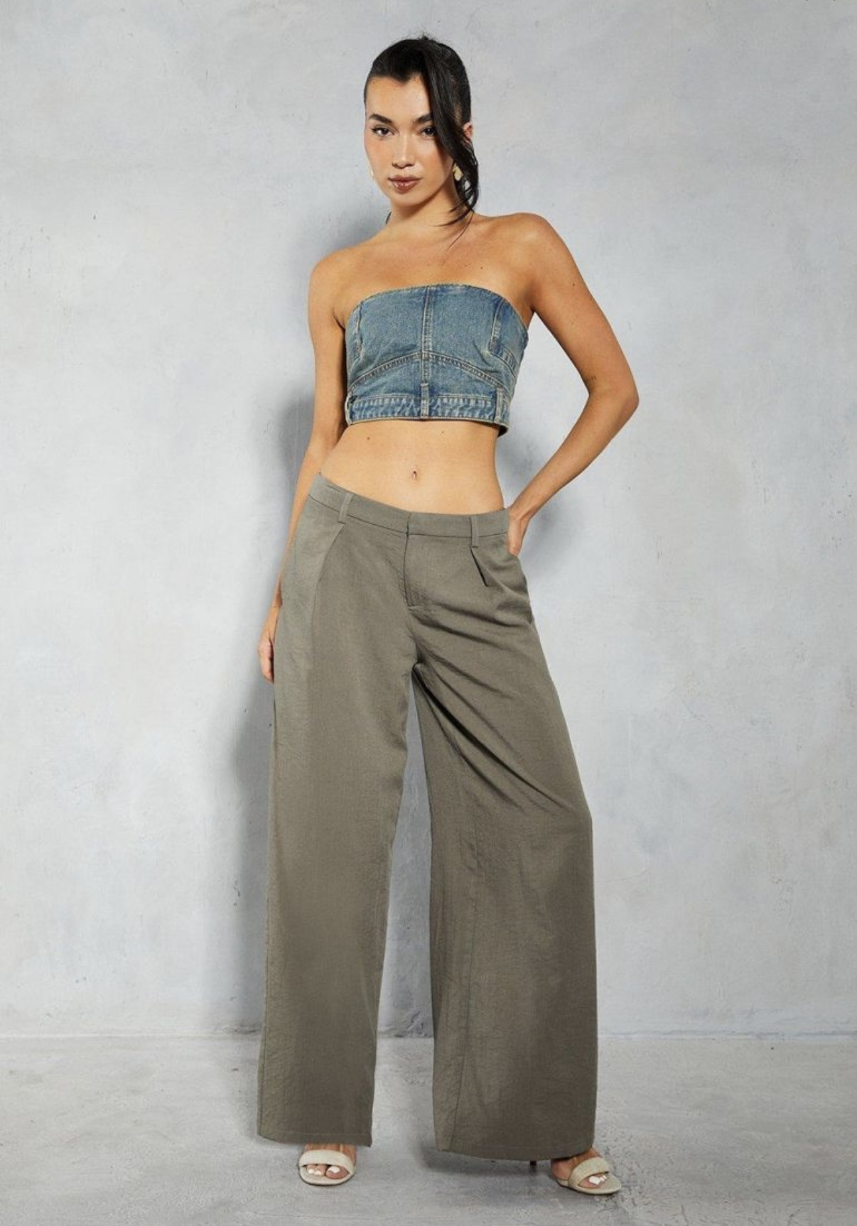 Топ Мisspap без бретель джинс Синій (29543851) - фото 4