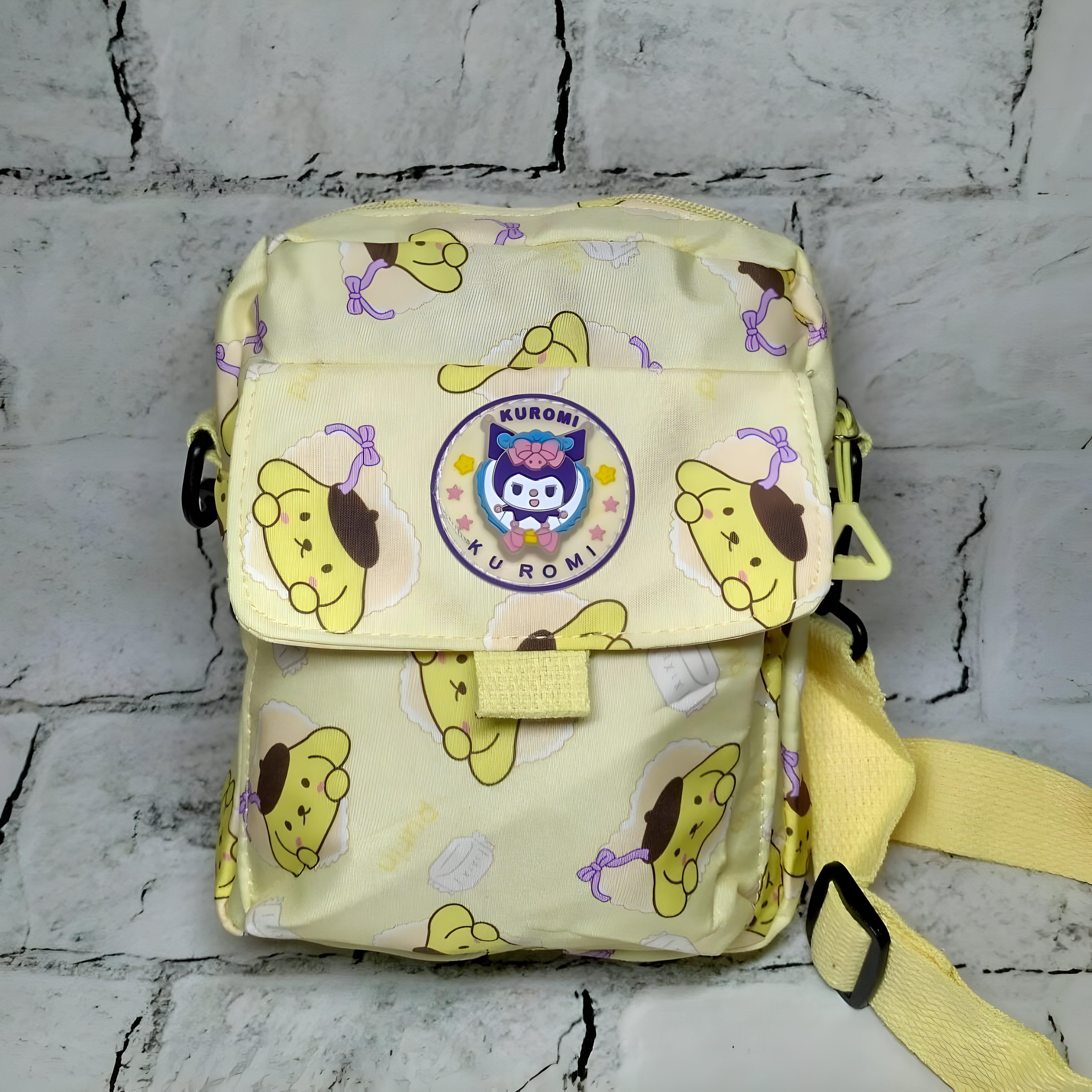 Сумка дитяча крос-боді Помпомпурін 20х16х6 см Жовтий (25-575) - фото 2 Сумка дитяча крос-боді Помпомпурін 20х16х6 см Жовтий (25-575) - фото 2