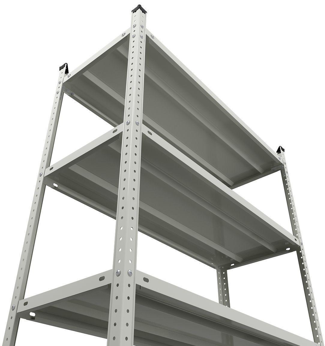 Стелаж Меткас Атлант КС 150 кг/полицю 5 полиць металевий 2000x1200x400 мм (2511852289) - фото 2 Стелаж Меткас Атлант КС 150 кг/полицю 5 полиць металевий 2000x1200x400 мм (2511852289) - фото 2