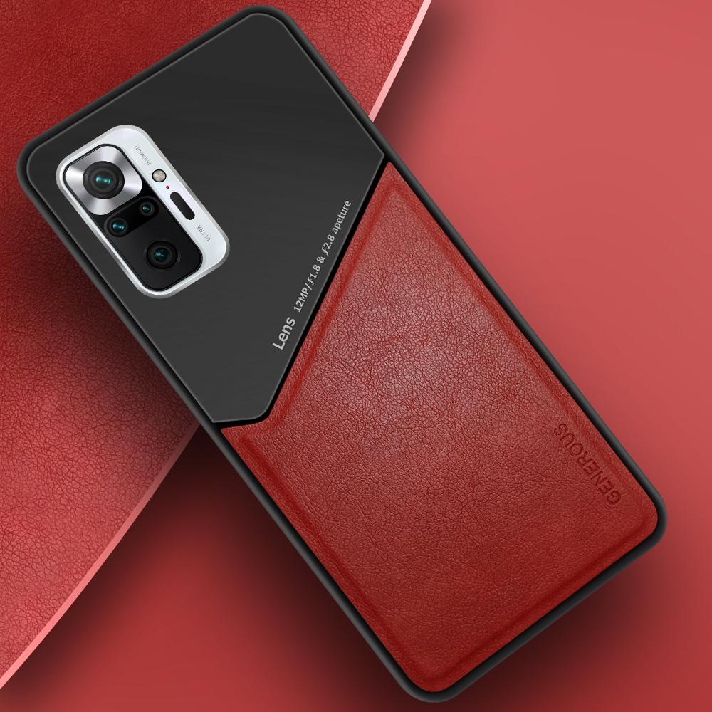 Комбінований чохол Generous на Xiaomi Redmi Note 10 Pro Red (22873-2D)